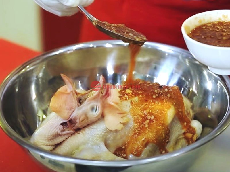 Gà hấp mắm nhĩ ngon chuẩn vị