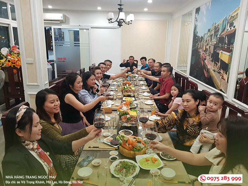 Địa điểm tổ chức sinh nhật tại Hà Nội hoàn hảo cho gia đình Không gian ấm cúng trong mỗi bữa tiệc sinh nhật tại nhà hàng Trang Ngọc Mai