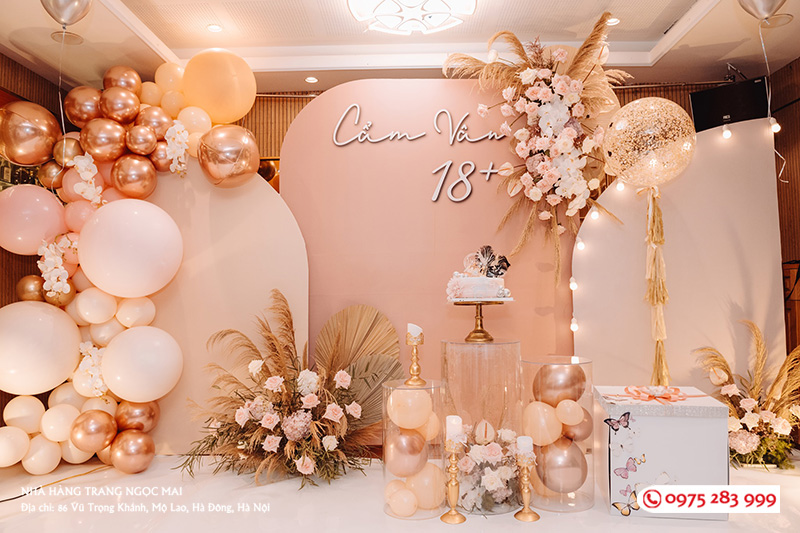 Dịch vụ đặt tiệc liên hoan sinh nhật trọn gói Dịch vụ đặt tiệc liên hoan sinh nhật trọn gói